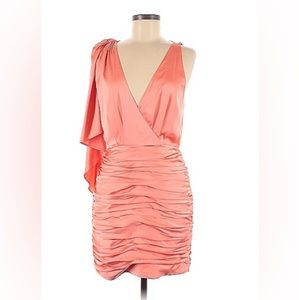 Ronny Kobo Satin Cocktail Dress